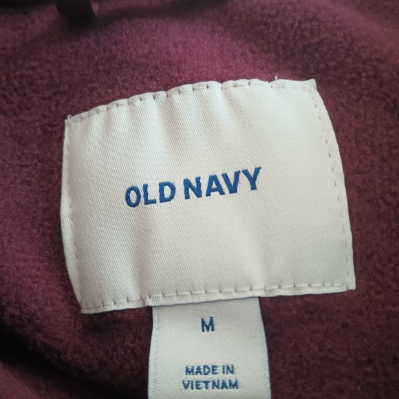 Old Navy Purple Fleece Line Puffy Vest Size Medium - Picture 5 of 9